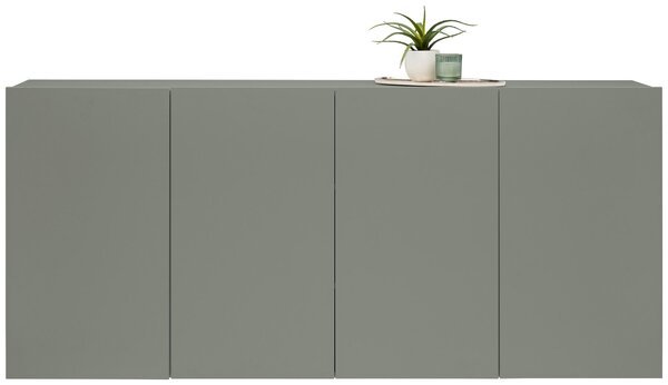 ŠIROKÁ KOMODA, zelená, 180/80/42 cm Hom`in - Online Only komody, Online Only