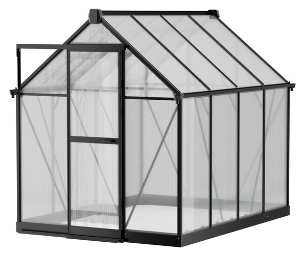 Skleník 210 x 183 x 248 cm, zesílená konstrukce, polykarbonát 6 mm