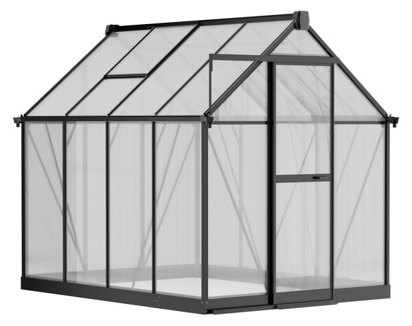 Skleník 210 x 183 x 248 cm, zesílená konstrukce, polykarbonát 6 mm