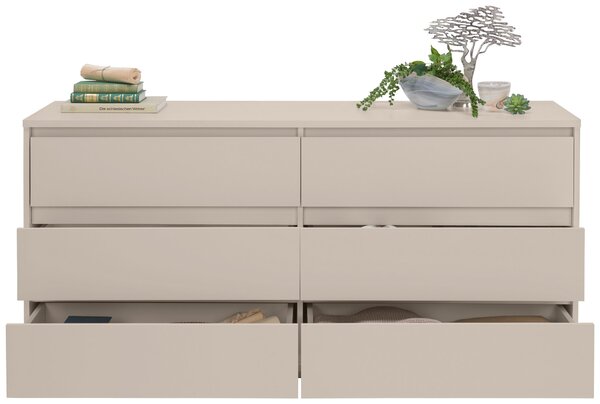 ŠIROKÁ KOMODA, kašmírová, 160/79/48 cm Carryhome - Online Only komody, Online Only