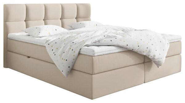 AMERICKÁ POSTEL, 180/200 cm, krémová Livetastic - Postele s úložným prostorem, Online Only