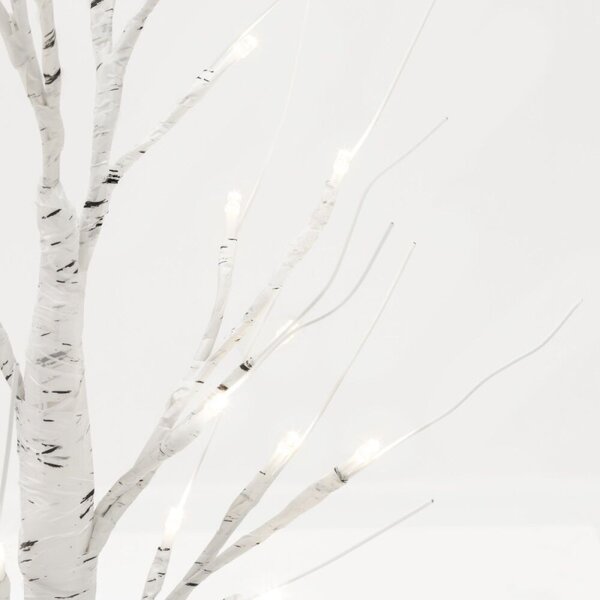 LED bříza 60 cm, 25LED, IP20, teplá bílá