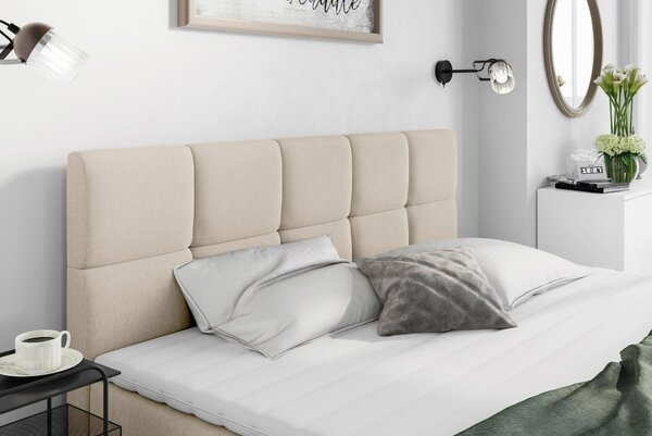 AMERICKÁ POSTEL, 180/200 cm, krémová Livetastic - Postele s úložným prostorem, Online Only