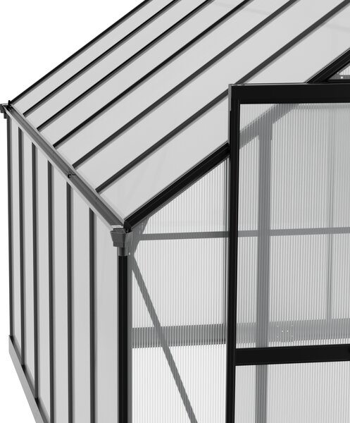 Skleník 210 x 183 x 360 cm, zesílená konstrukce, polykarbonát 6 mm