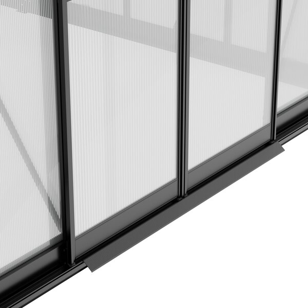 Skleník 245 x 305 x 488 cm, zesílená konstrukce, polykarbonát 6 mm