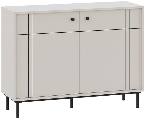 KOMODA, kašmírová, 108/81,8/37 cm Carryhome - Komody na nožičkách, Online Only