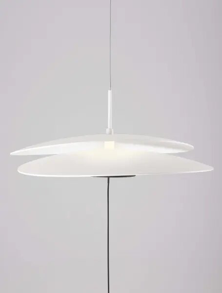 LED stmívatelná bílá stojací lampa Olea 340
