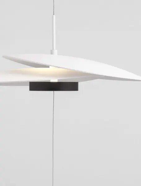 LED stmívatelná bílá stojací lampa Olea 390