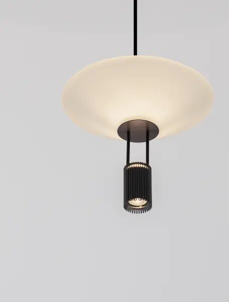 LED černý designový lustr Anafi 210