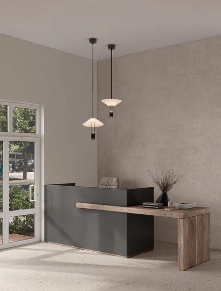 LED černý designový lustr Anafi 210