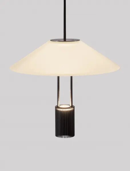 LED černý moderní lustr Anafi