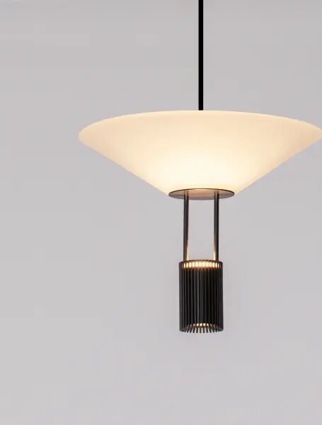 LED černý designový lustr Anafi 210