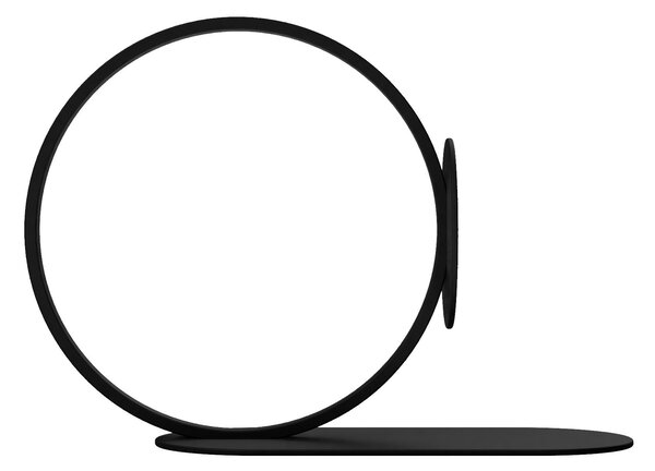 COOEE Design Knižní zarážka Ring Black - 15 cm CED216