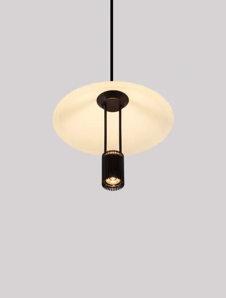 LED černý moderní lustr Anafi