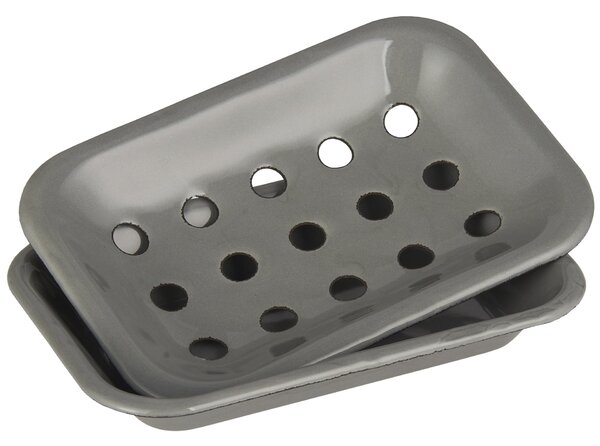 Smaltovaná mýdlenka Grey
