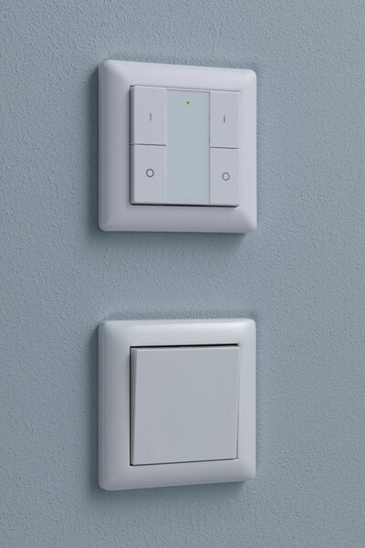 PAULMANN Startovací sada Smart Home Zigbee 3.0 LED žárovka Filament G95 RGBW + Gateway + vypínač