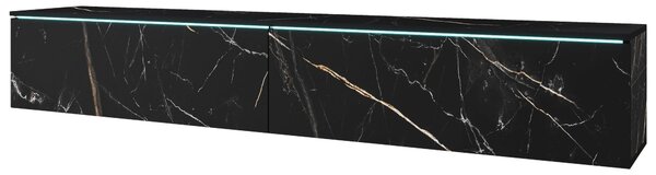 NÍZKÁ KOMODA, barvy grafitu, 180/30/33 cm P & B, Online Only