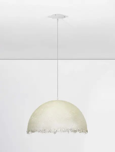 Bílý designový lustr Lalu – Bílá