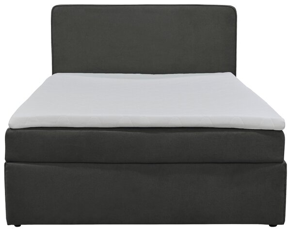 AMERICKÁ POSTEL, 120/200 cm, antracitová MID.YOU - Postele s úložným prostorem, Online Only