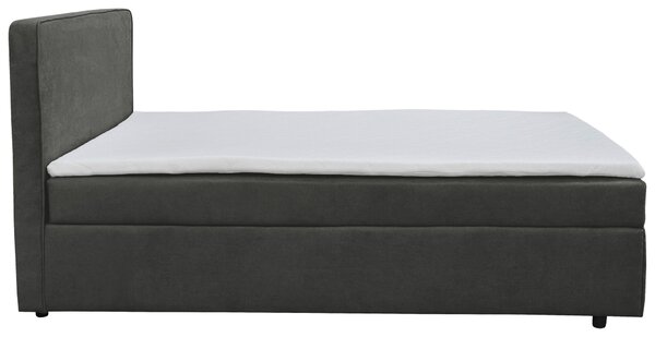 AMERICKÁ POSTEL, 120/200 cm, antracitová MID.YOU - Postele s úložným prostorem, Online Only