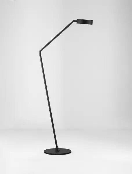 LED stmívatelná černá stojací lampa Afi