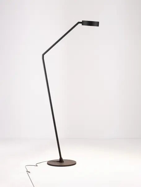 LED stmívatelná černá stojací lampa Afi