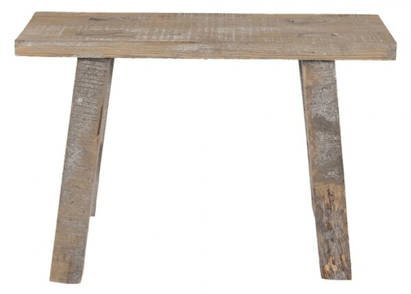 Dekorační dřevěná retro stolička Cokkie – 40x14x27 cm