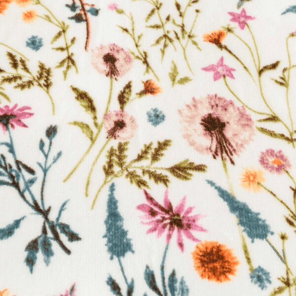 Mikroplyšové povlečení HERBALIS krémové Rozměr povlečení: 2 ks 70 x 90 cm | 200 x 220 cm