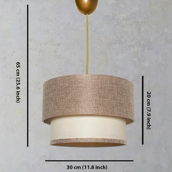 ZÁVĚSNÉ SVÍTIDLO, 30/65 cm P & B - Online Only svítidla, Online Only