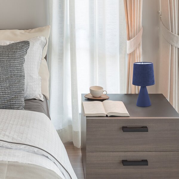 Rabalux Nalani stolní lampa 1x40 W modrá 2696