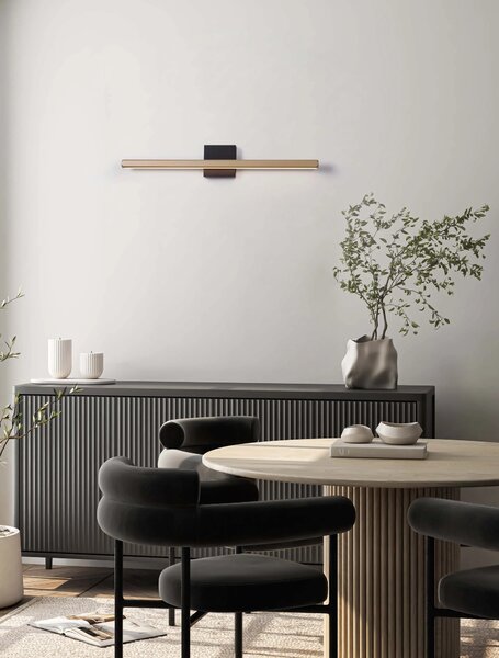 LED zlaté beige & černá nástěnné svítidlo Lios