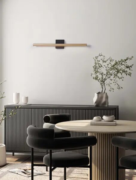 LED zlaté beige & černá nástěnné svítidlo Lios