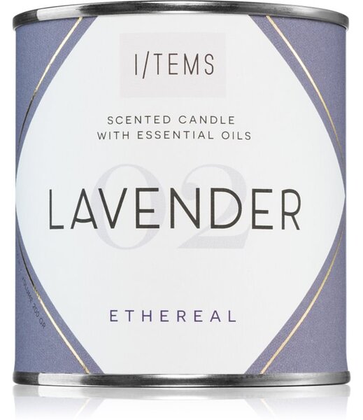 I/TEMS Essential 02 / Lavender vonná svíčka 200 g