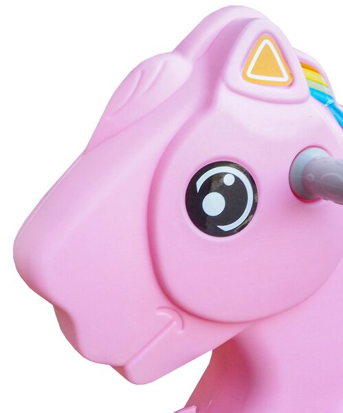 Aga4Kids Plastový houpací koník DS3801 Růžový