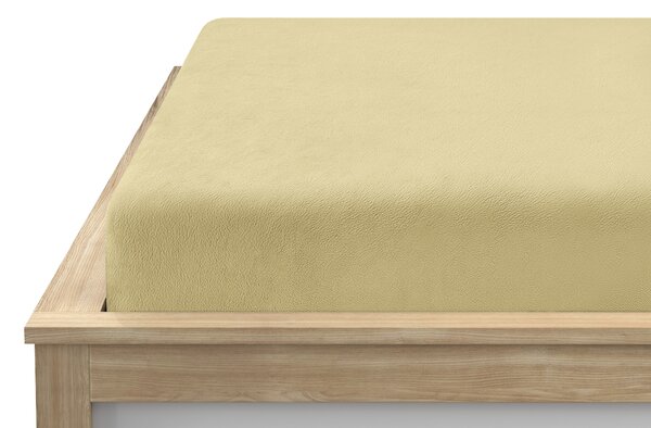 Prostěradlo mikroplyš SOFT 180x200 cm žluté