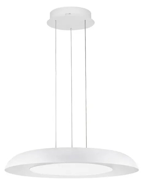 LED stmívatelný bílý designový lustr Epos
