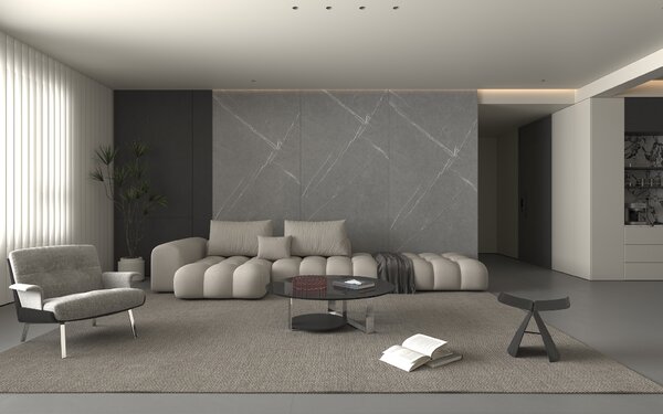 PVC Obkladový panel - Pietra Grey, 2600x1220x3 mm