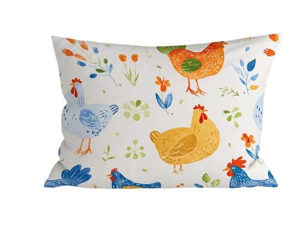 Povlak na polštář z mikrovlákna HENRIETTA 50x70 cm, barevný