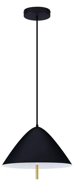 LED černý moderní lustr Oros
