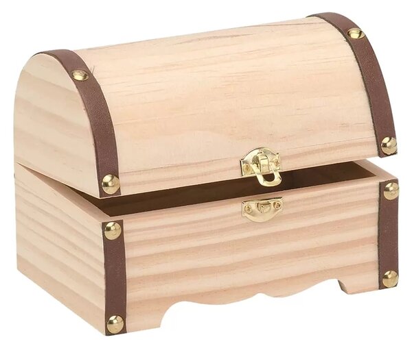 Dřevěný box truhla, 100 × 100 × 150 mm