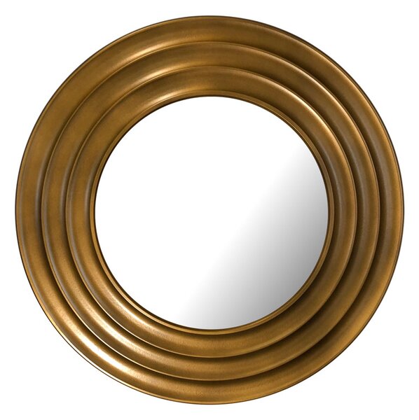 Amadeus Kulaté zrcadlo GALA 50cm Bronzová barva Černá Patina