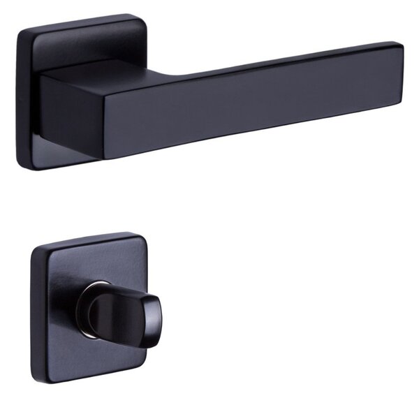 Rostex dveřní kování RAVENA/H WC černá