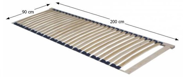Lamelový rošt 200x90 cm Twopack