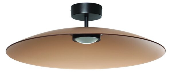 LED černo-moce hnědé moderní stropní svítidlo Polifemo – Hnědá