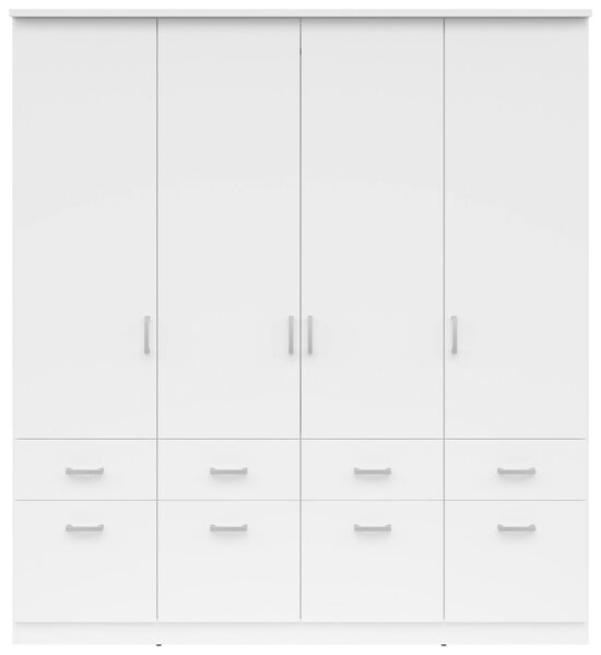 ŠATNÍ SKŘÍŇ, bílá, 181/199/58 cm Boxxx - Šatní skříně, Online Only