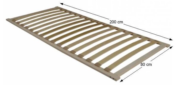 Lamelový rošt 200x80 cm Flexy y 3-zónový