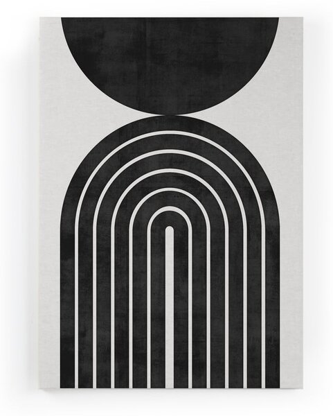Černo-bílý plakát Surdic Black Figures), 50 x 70 cm