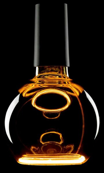 Deko-Light LED designová žárovka Moon 125, DIM, E27, 6,0W, 1900K, kouřová 180734