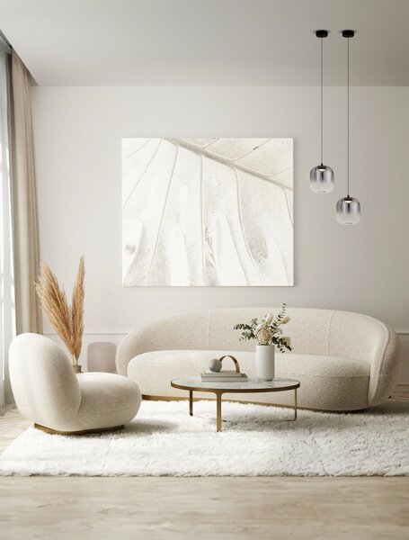 LED černo-šedý designový lustr Aelia