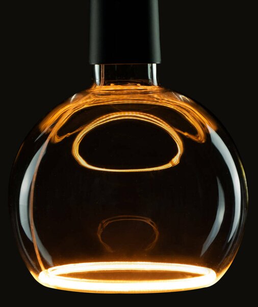 BIG WHITE SLV LED Plovoucí Globus 150 LED žárovka, kouřově černá, E27, fázové stmívání, 6W, 1900K 1008163